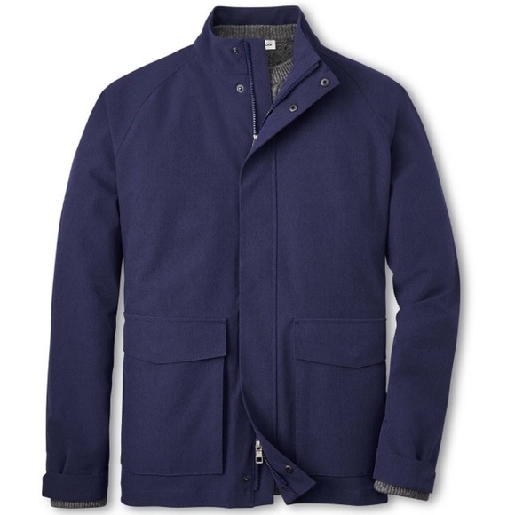 Peter Millar Men's Navy Newport City Jacket SZ S